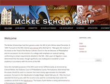 Tablet Screenshot of mckeescholars.org